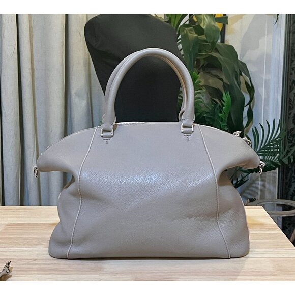 TORY BURCH GREY BERKLEY DOME SHOULDER BAG - Picture 3 of 14